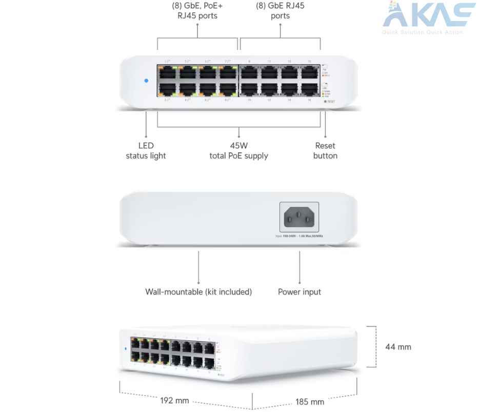 USW-Lite-16-POE