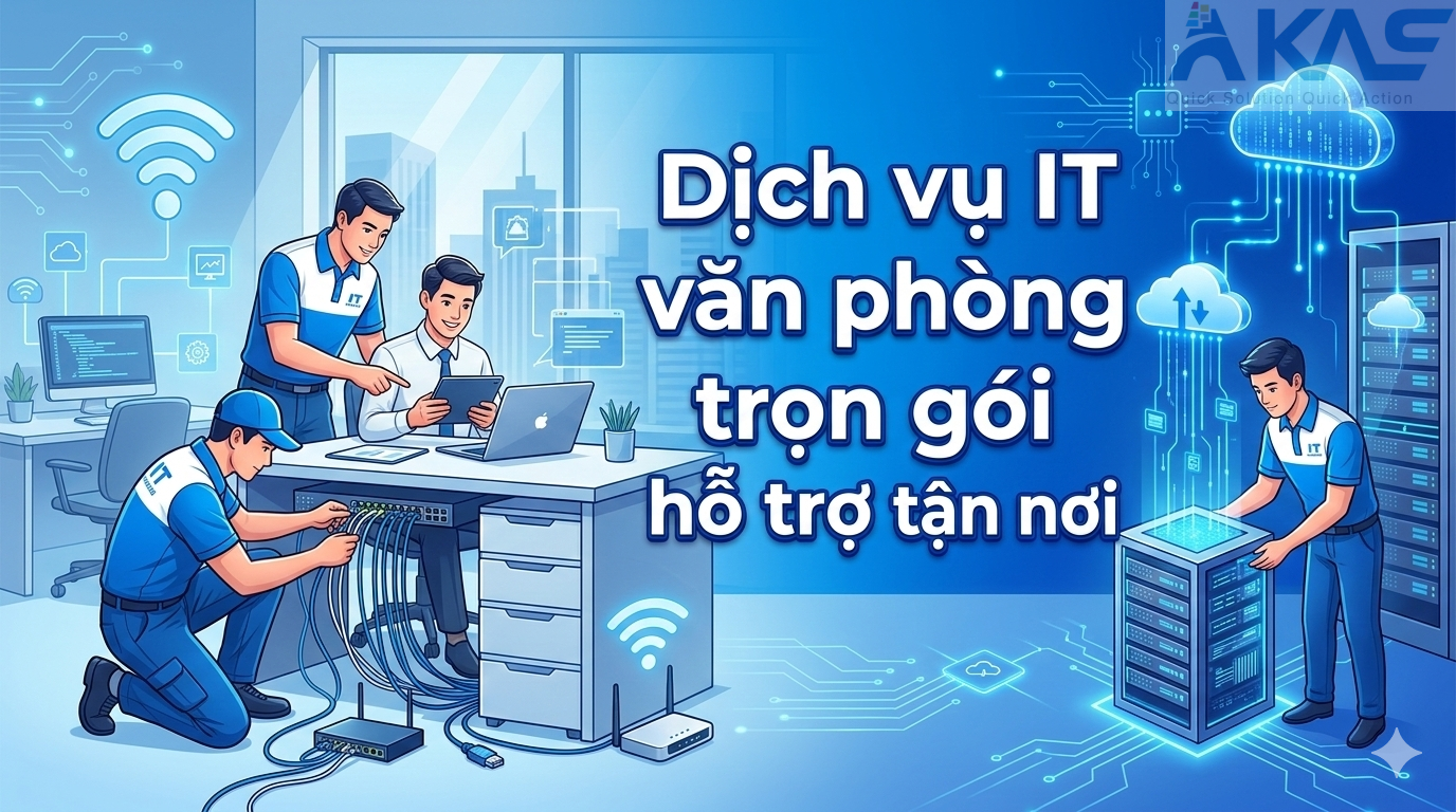Dịch vụ IT văn phòng trọn gói hỗ trợ tận nơi Dịch vụ IT văn phòng trọn gói hỗ trợ tận nơi