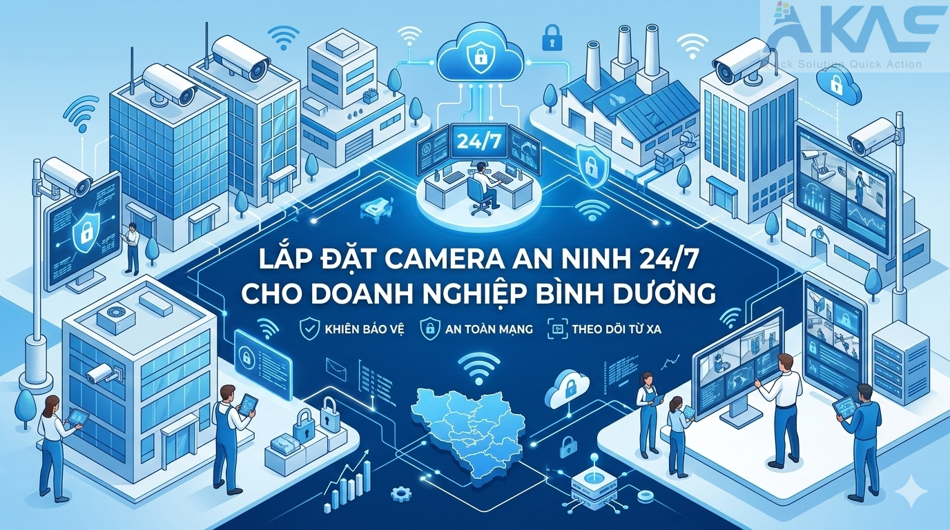 Lắp Đặt Camera An Ninh 24/7 Cho Doanh Nghiệp Bình Dương