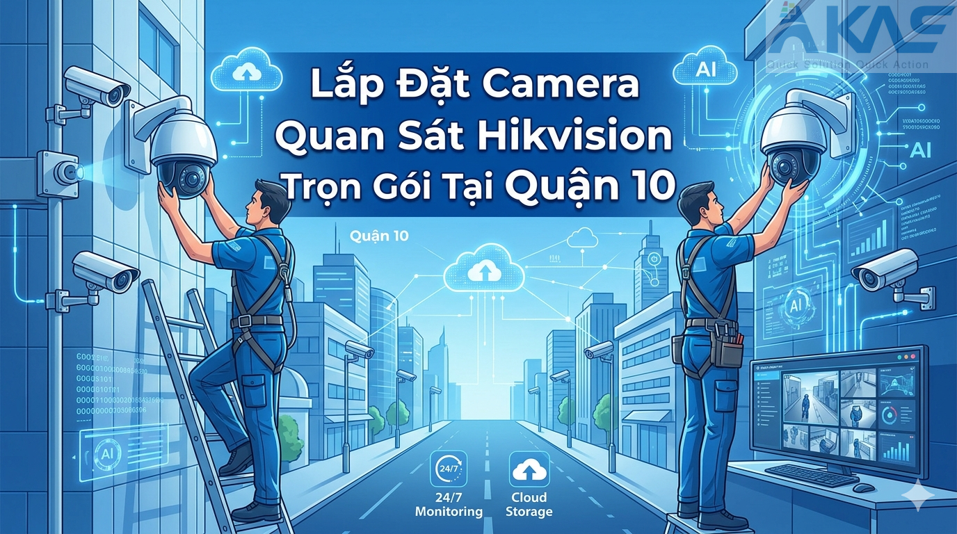 Lắp Đặt Camera Quận 10 Quan Sát Hikvision