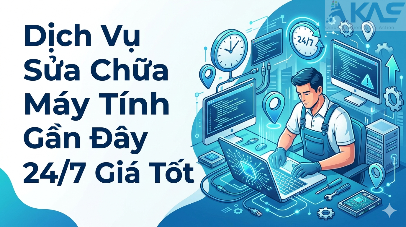 Dịch Vụ Sửa Chữa Máy Tính Gần Đây 24/7 Giá Tốt