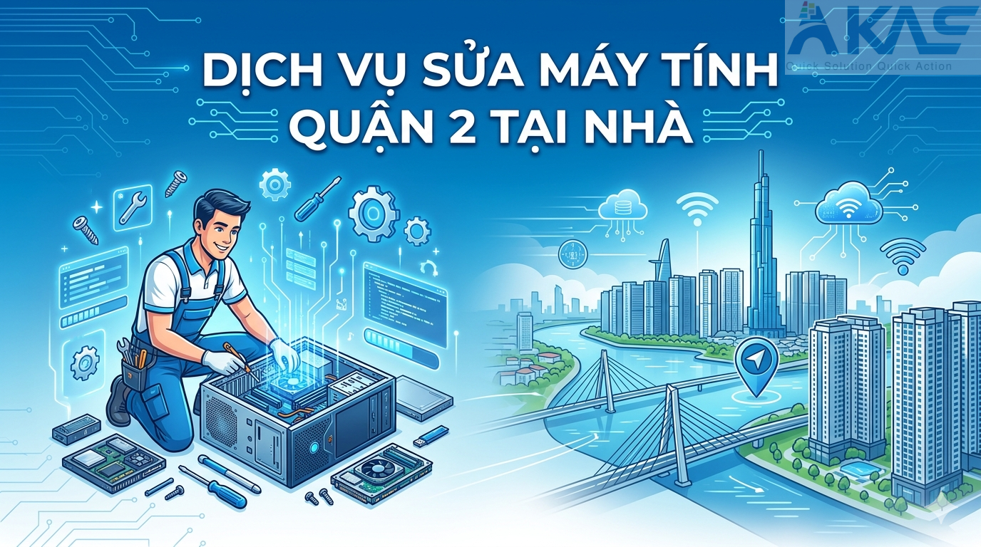 Dịch Vụ Sửa Máy Tính Quận 2 Tại Nhà Có Mặt 60 Phút