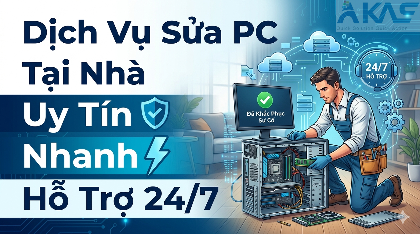 Dịch Vụ Sửa PC Tại Nhà Uy Tín Nhanh Hỗ Trợ 24/7