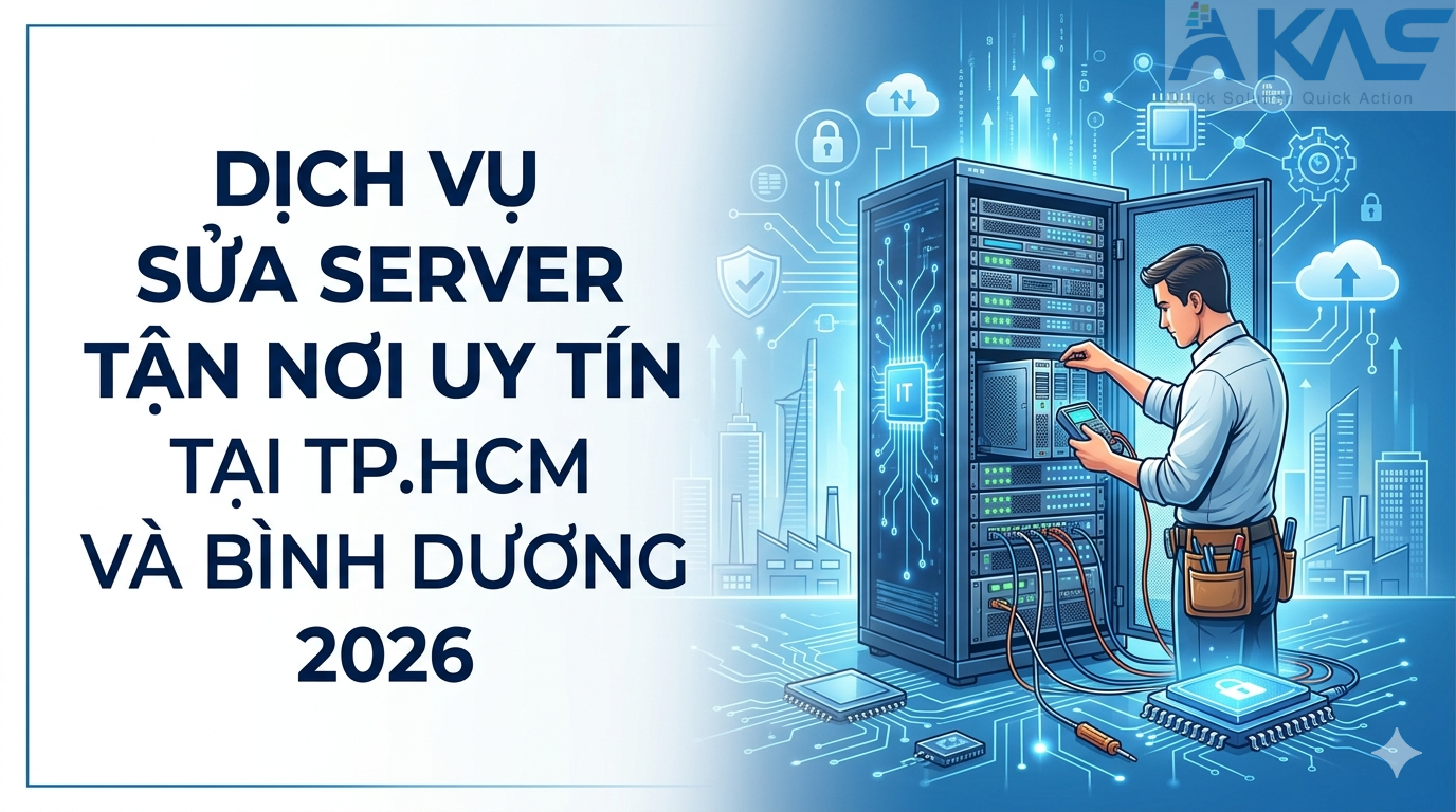 Dịch Vụ Sửa Server Tận Nơi Uy Tín Tại TP.HCM Và Bình Dương 2026