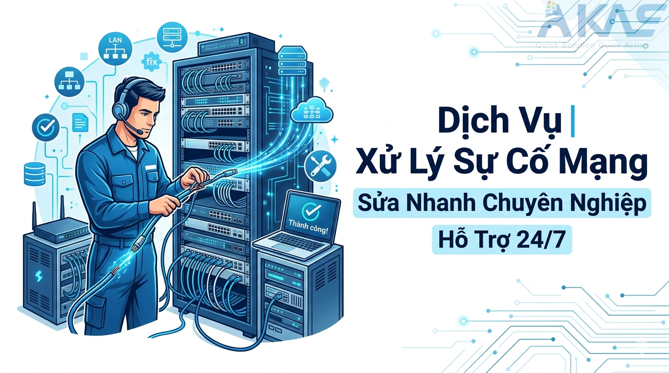 Dịch Vụ Xử Lý Sự Cố Mạng Chuyên Nghiệp Nhanh Hỗ Trợ 24/7