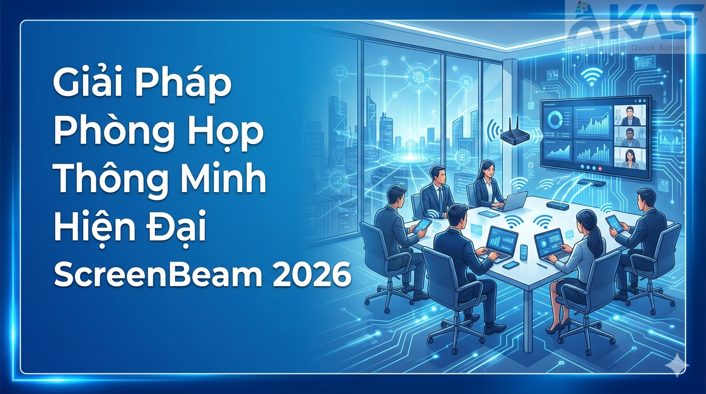 Giải Pháp Phòng Họp Thông Minh Hiện Đại Với ScreenBeam 2026