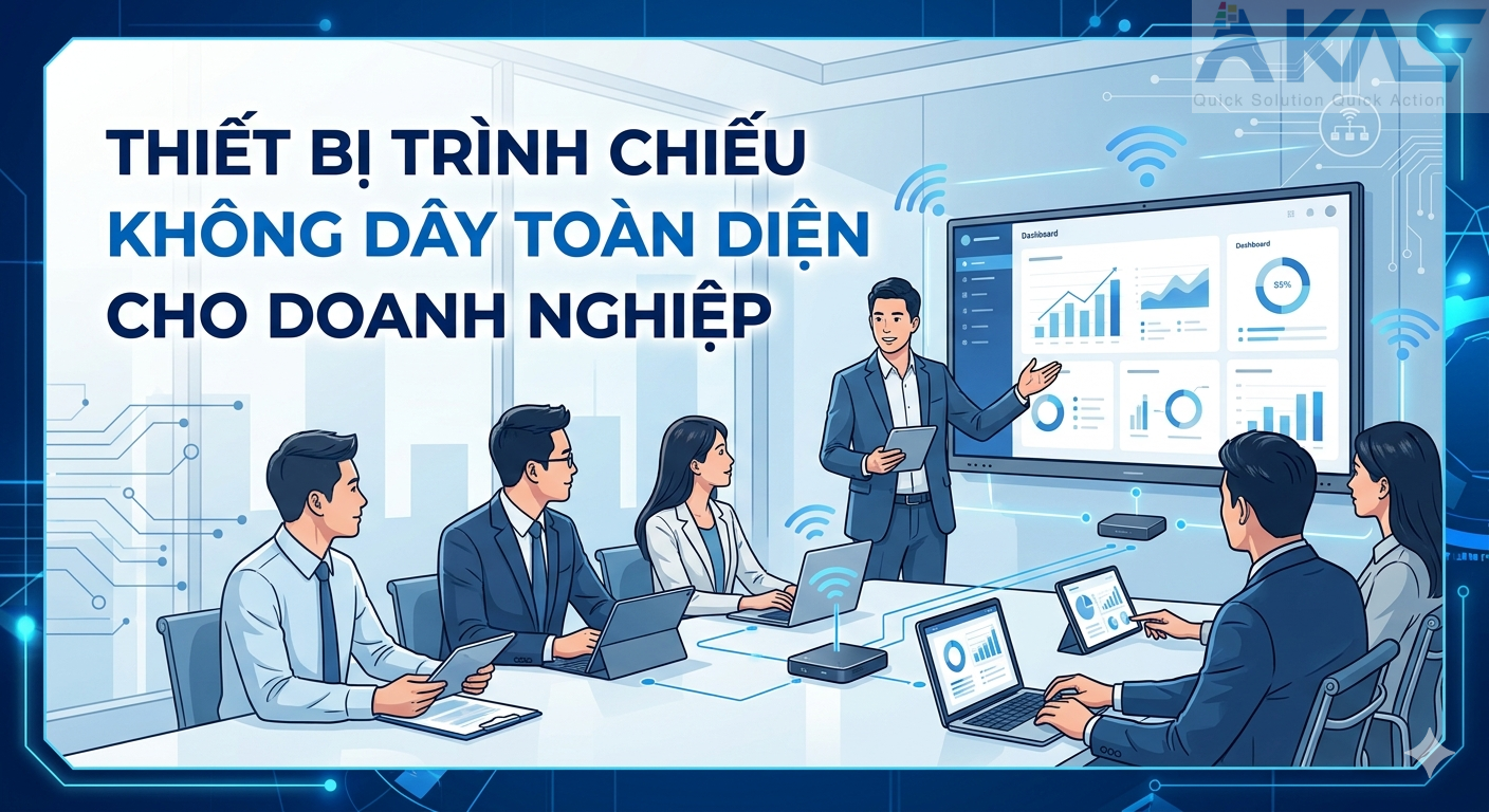 Thiết Bị Trình Chiếu Không Dây Toàn Diện 1 Cho Doanh Nghiệp