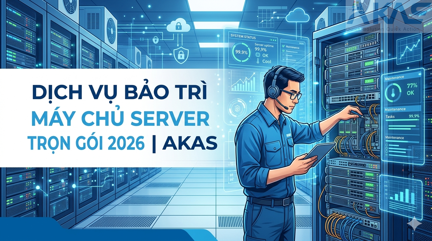 Dịch Vụ Bảo Trì Máy Chủ Server Trọn Gói 2026 | AKAS