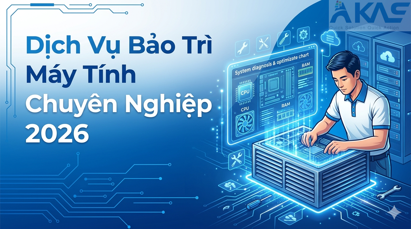 Dịch Vụ Bảo Trì Máy Tính Chuyên Nghiệp 2026 | AKAS