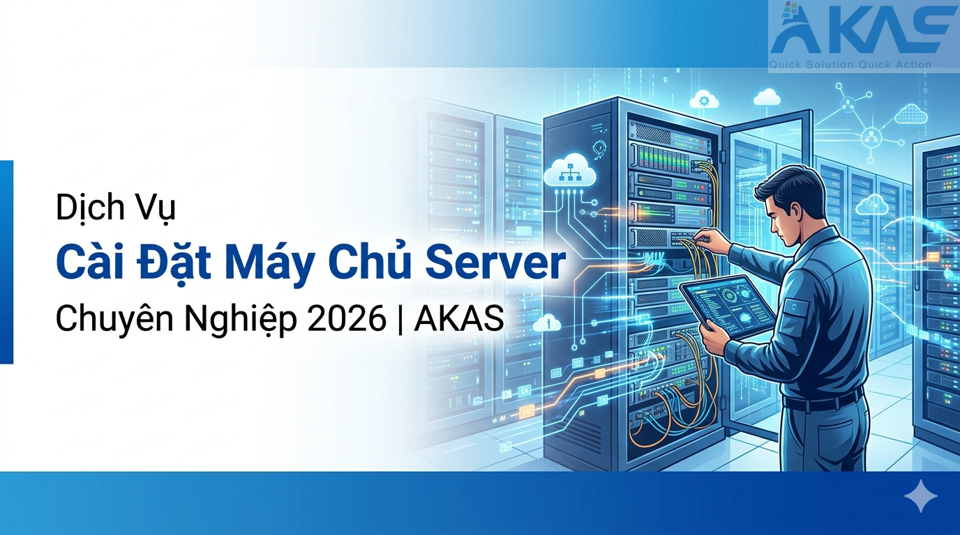 Dịch Vụ Cài Đặt Máy Chủ Server Chuyên Nghiệp 2026 | AKAS