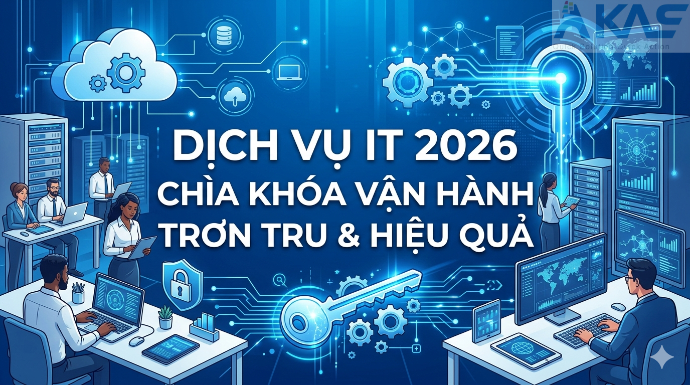 Dịch Vụ IT 2026 Chìa Khóa Vận Hành Trơn Tru & Hiệu Quả