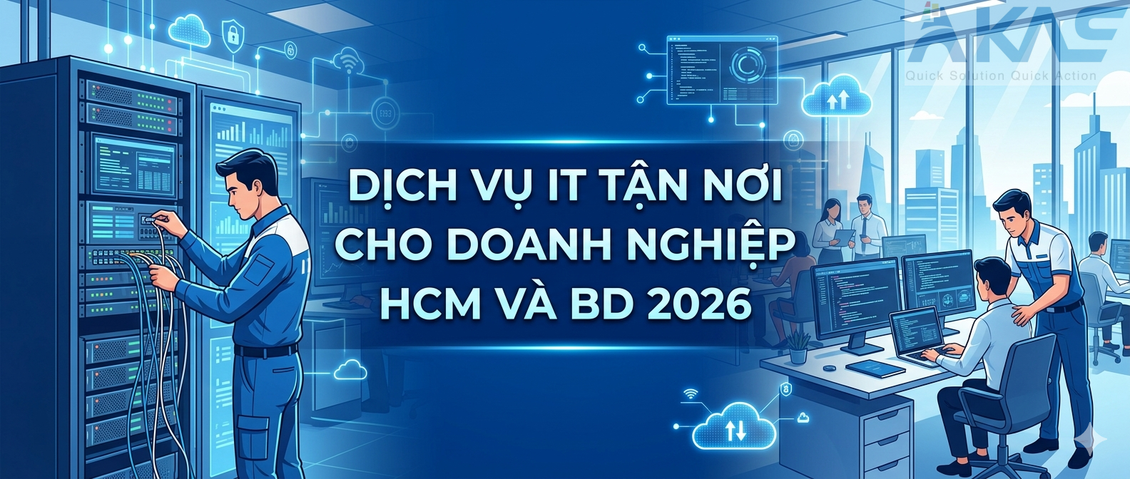 Dịch Vụ IT Tận Nơi Cho Doanh Nghiệp HCM Và BD 2026