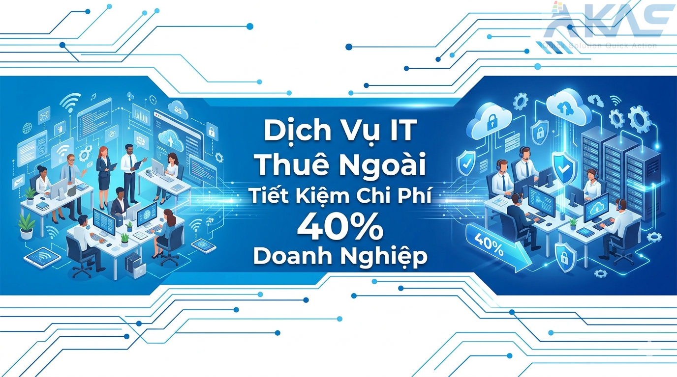 Dịch Vụ IT Thuê Ngoài Tiết Kiệm Chi Phí 40% Doanh Nghiệp