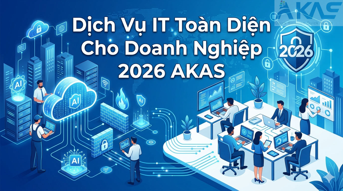 Dịch Vụ IT Toàn Diện Cho Doanh Nghiệp 2026 AKAS