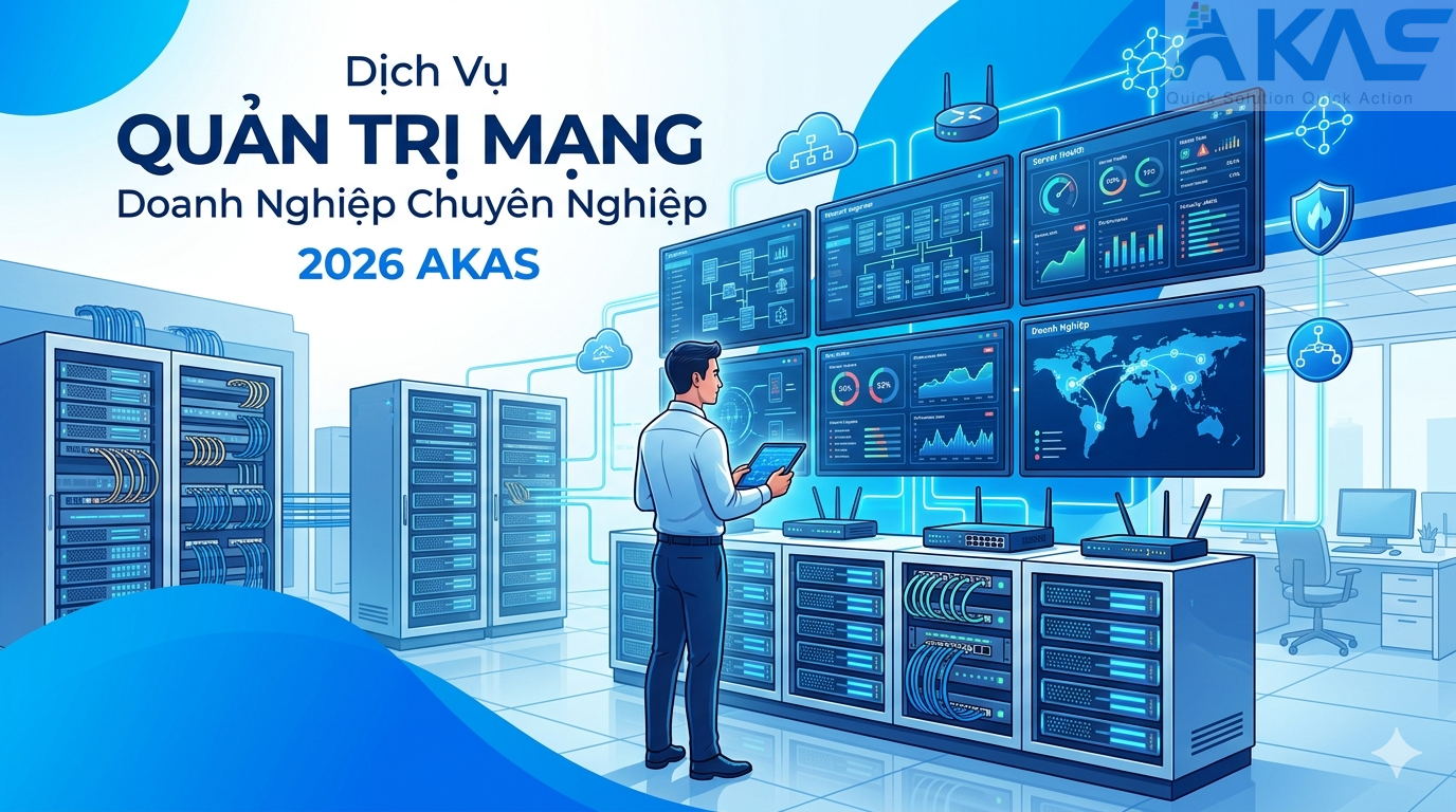 Dịch Vụ Quản Trị Mạng Doanh Nghiệp Chuyên Nghiệp 2026 | AKAS