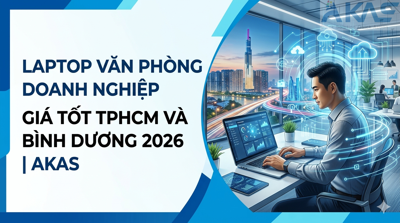 Laptop Văn Phòng Doanh Nghiệp Giá Tốt TPHCM Và Bình Dương 2026 | AKAS