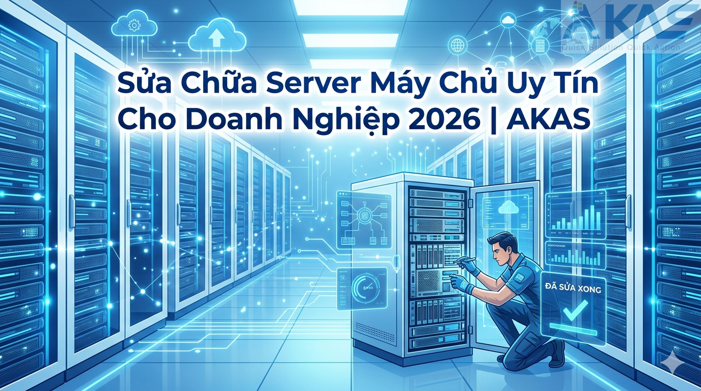 Sửa Chữa Server Máy Chủ Uy Tín Cho Doanh Nghiệp 2026 | AKAS