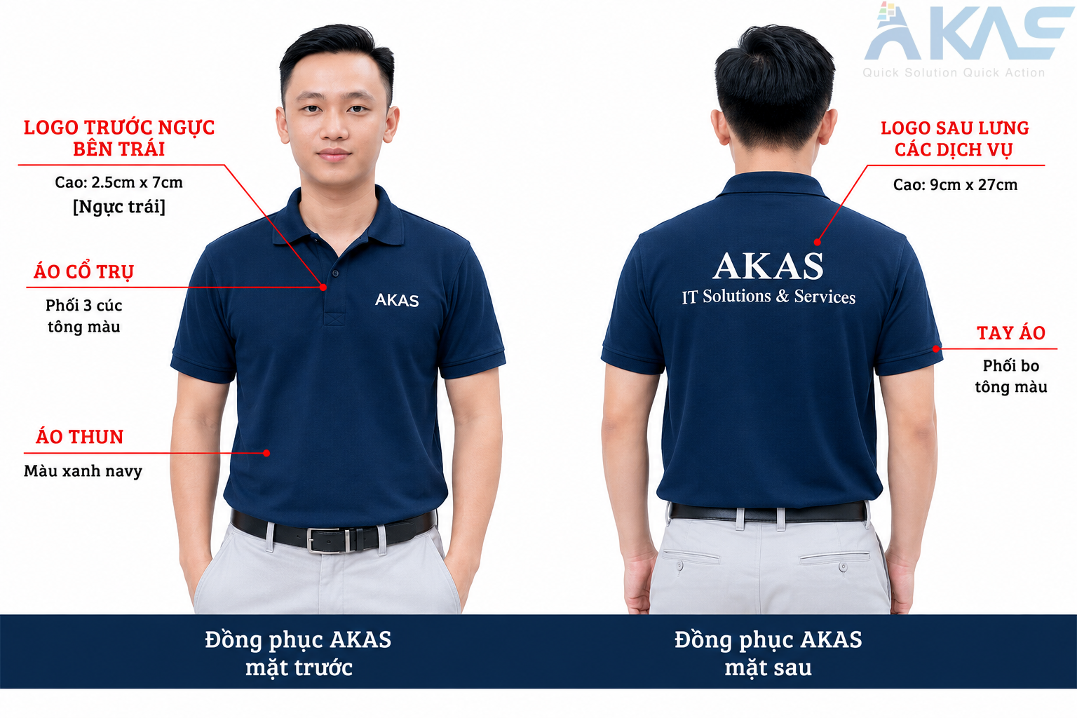 đồng phục bảo trì máy tính akas