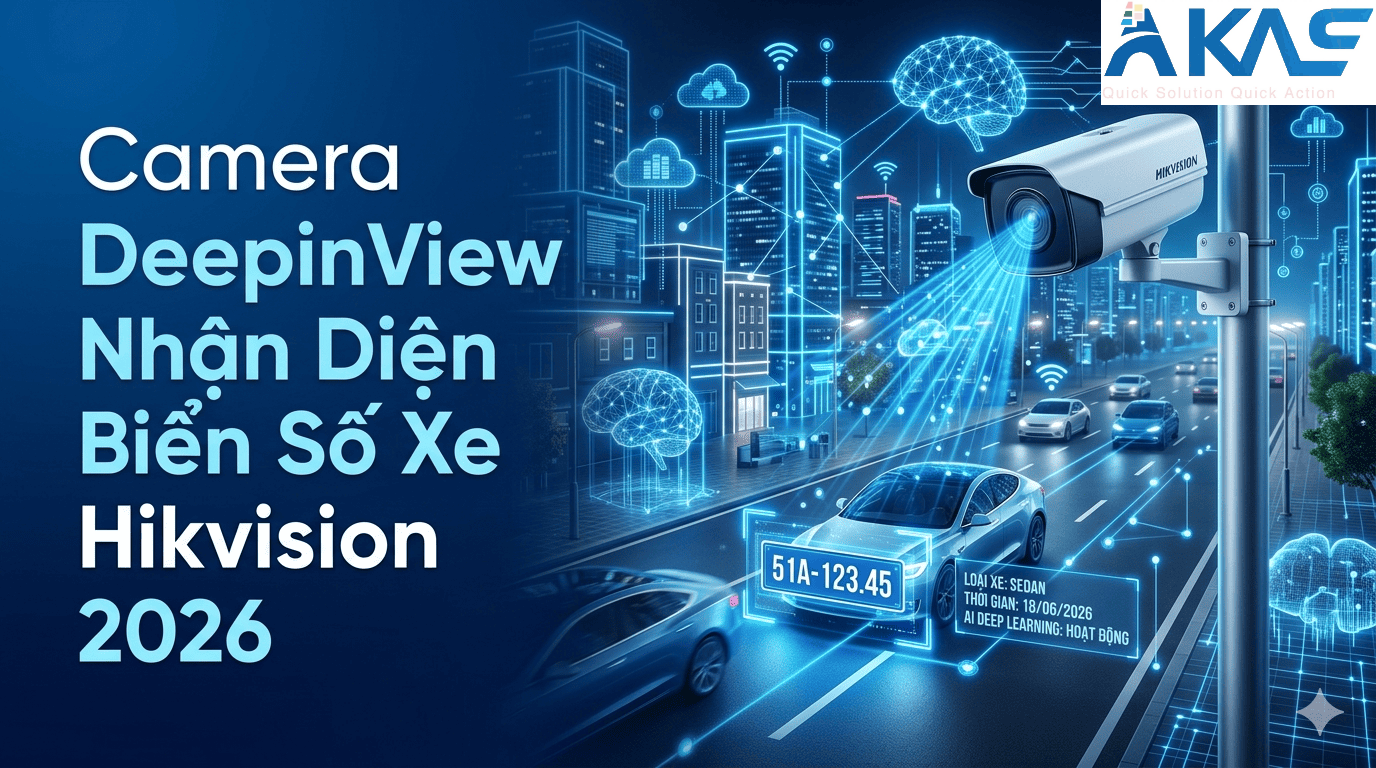 Camera DeepinView Nhận Diện Biển Số Xe Hikvision 2026