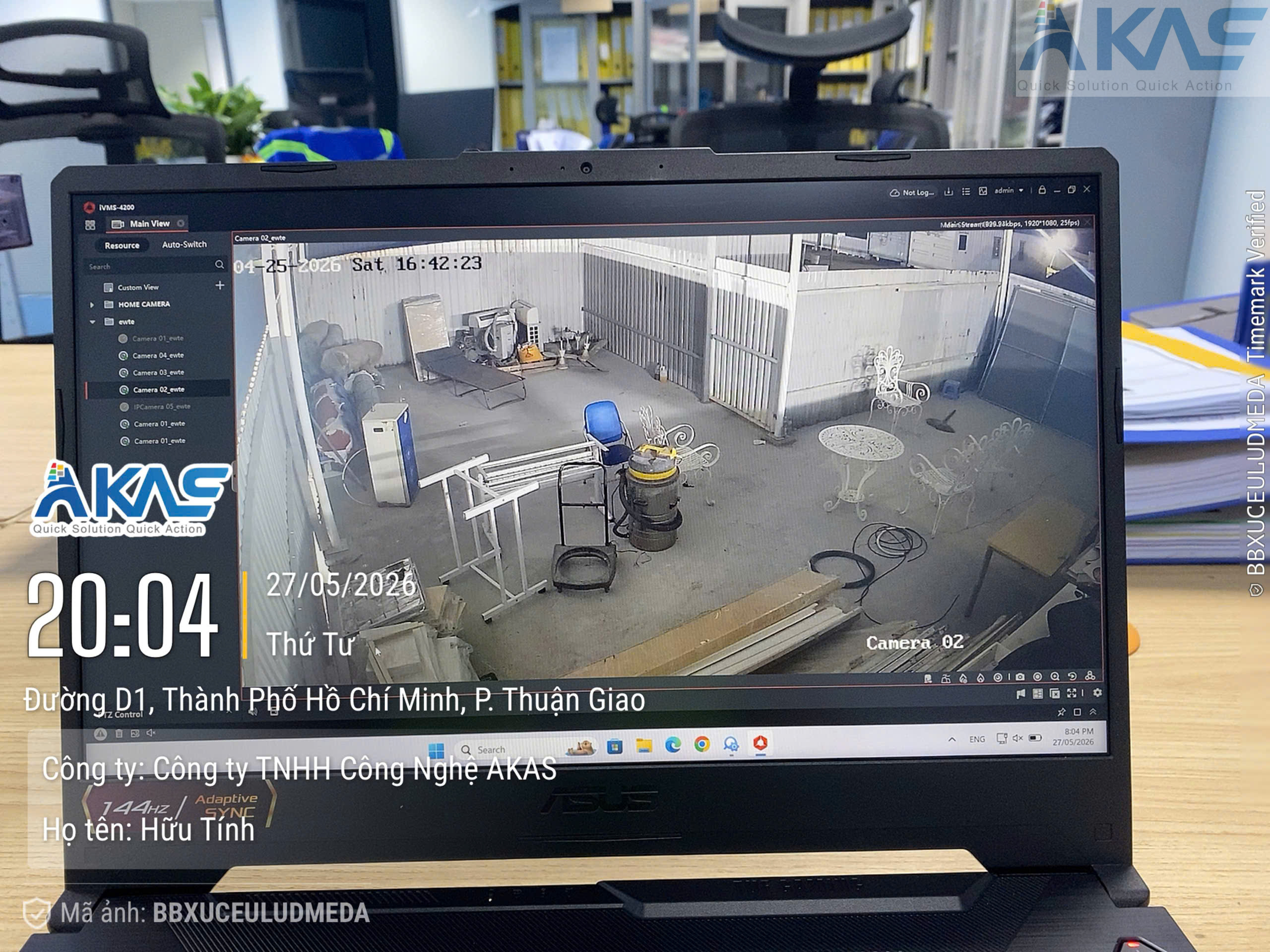 lắp camera giám sát dây chuyền sản xuất