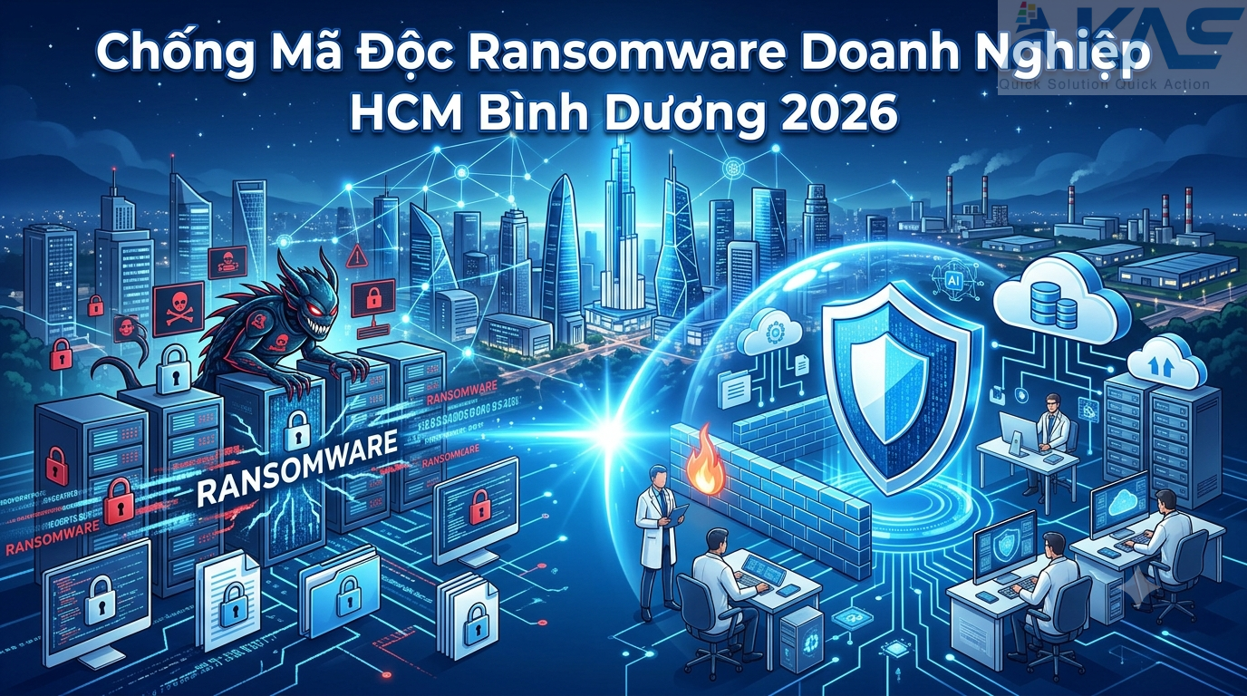 Chống Mã Độc Ransomware Doanh Nghiệp HCM Bình Dương 2026