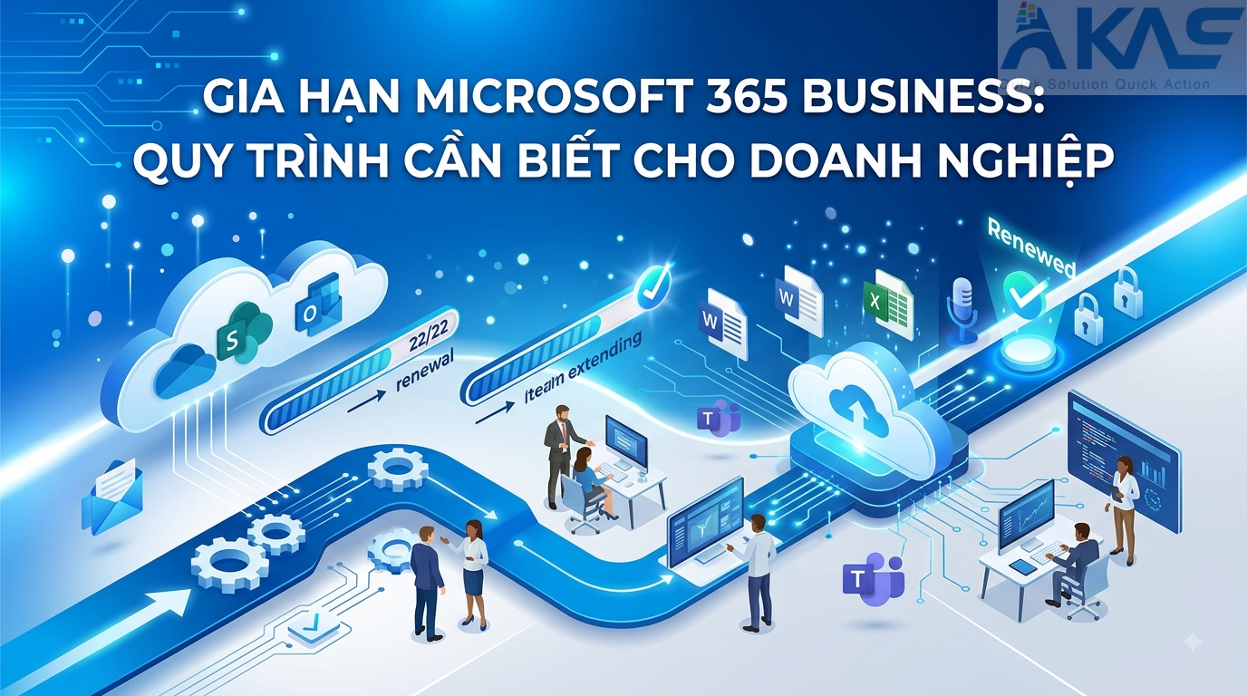 Gia hạn Microsoft 365 Business: Quy trình cần biết cho doanh nghiệp