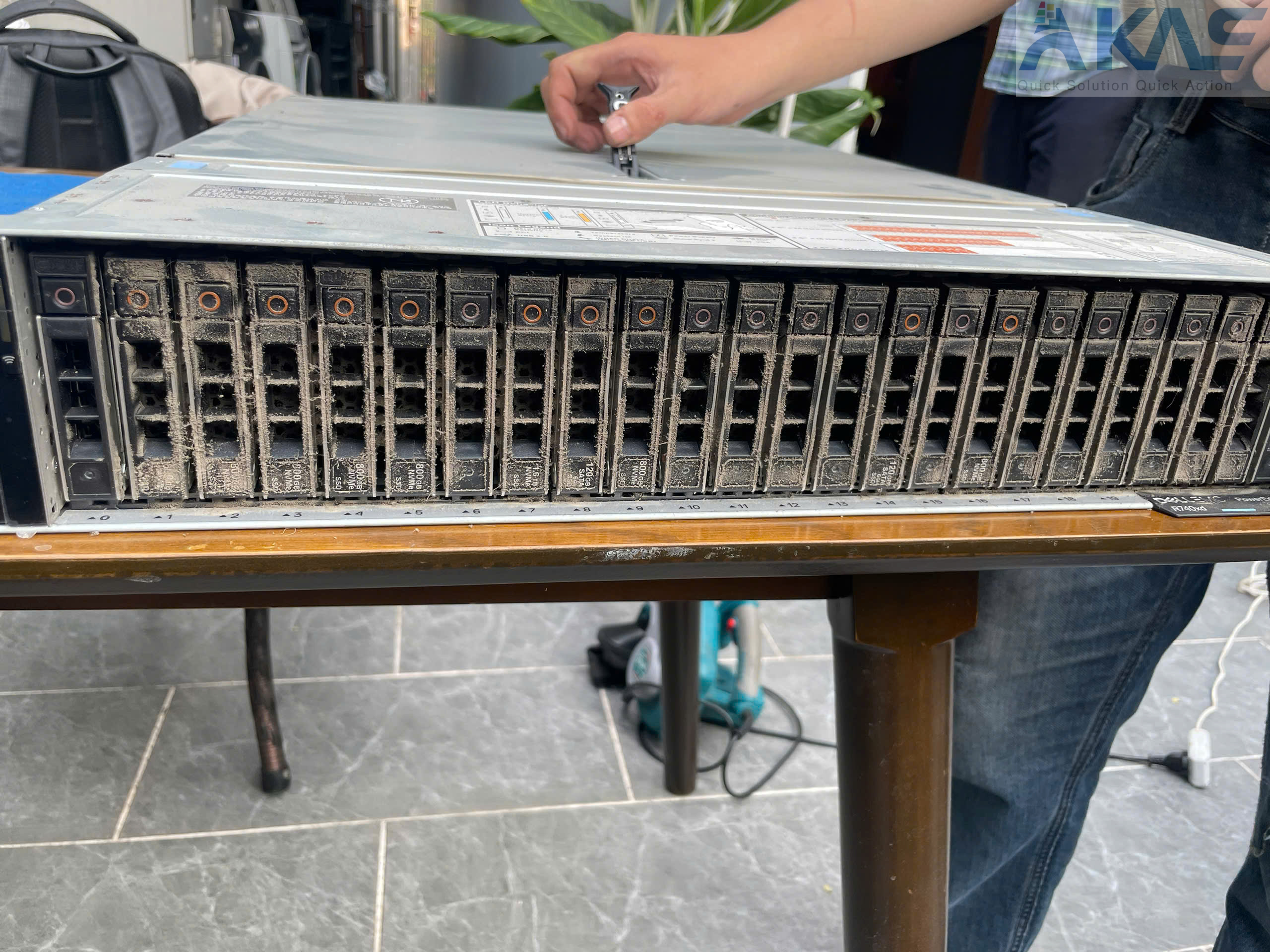 Sửa chữa bảo trì server Dell PowerEdge Case Study 2026 AKAS 1