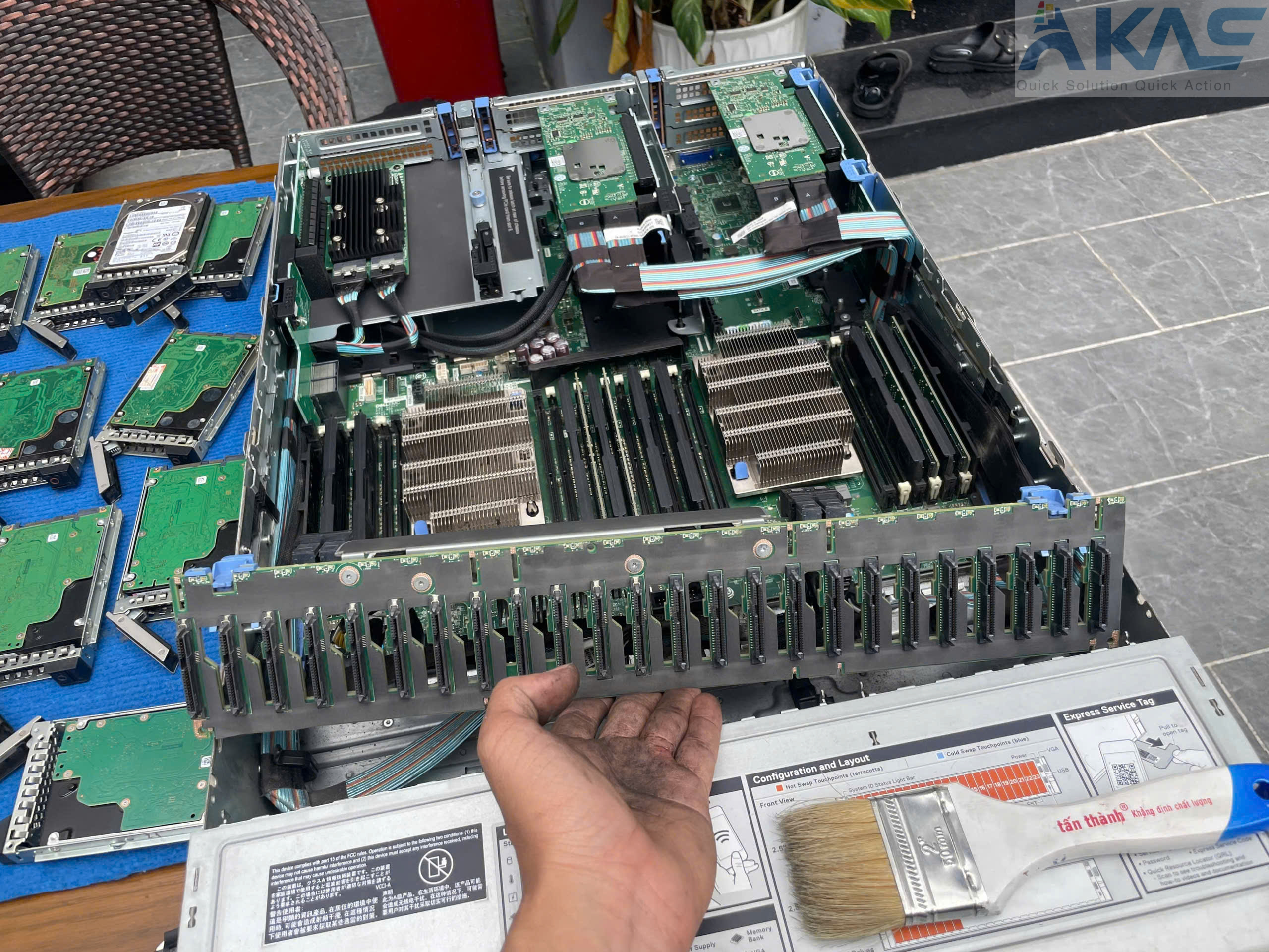 Sửa chữa bảo trì server Dell PowerEdge Case Study 2026 AKAS