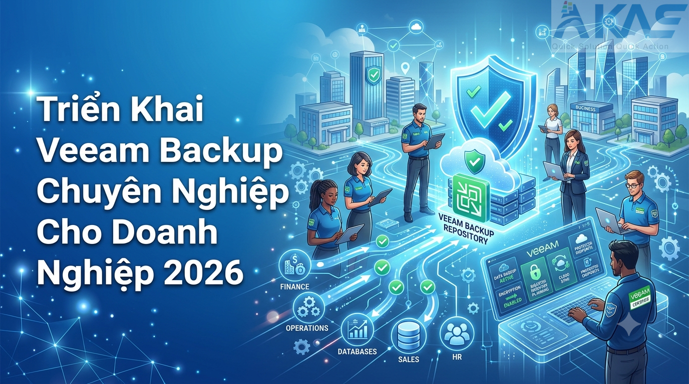 Triển Khai Veeam Backup Chuyên Nghiệp Cho Doanh Nghiệp 2026
