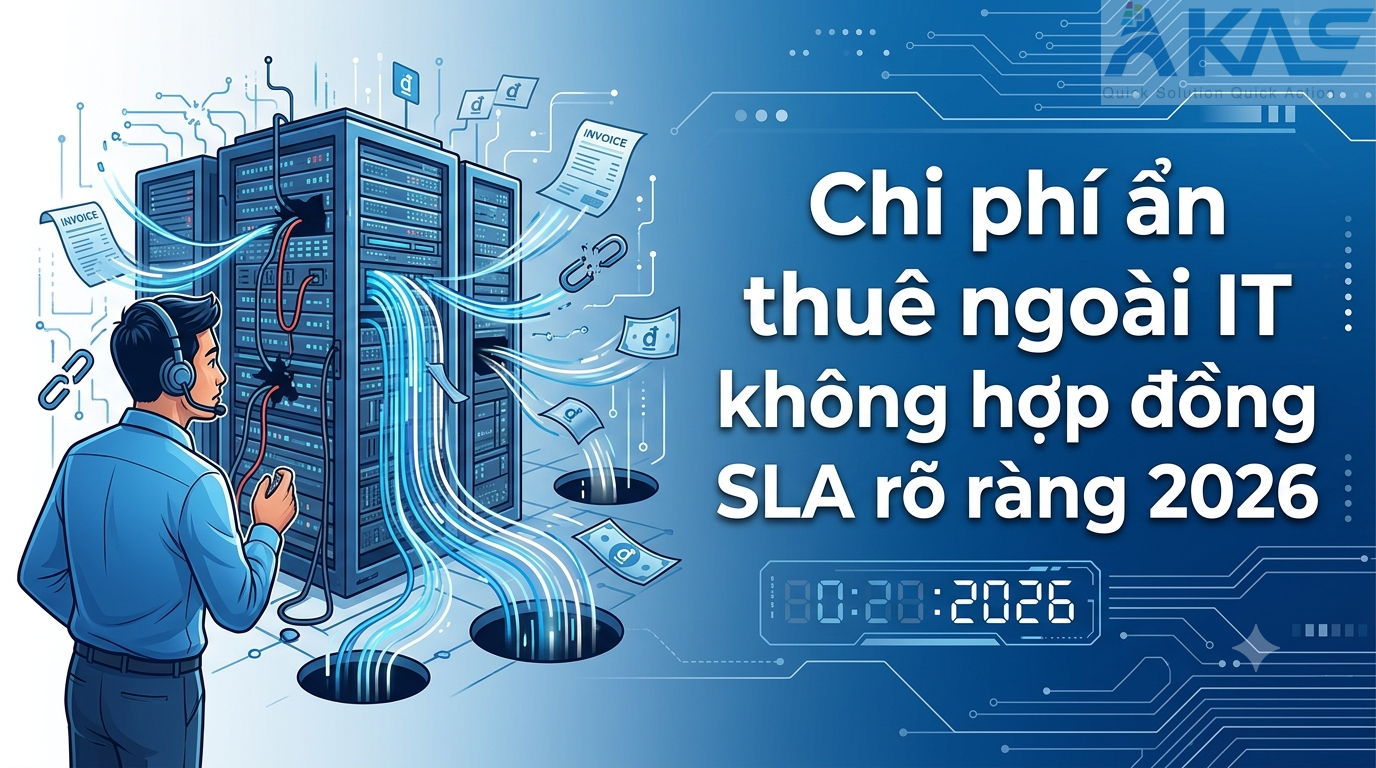 Chi phí ẩn khi không có hợp đồng SLA rõ ràng với đơn vị IT 2026