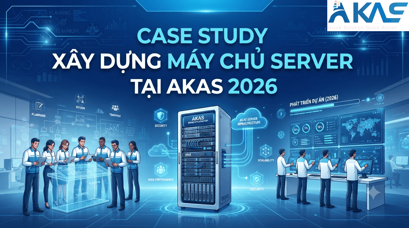 Case Study Xây Dựng Máy Chủ Server Tại AKAS 2026