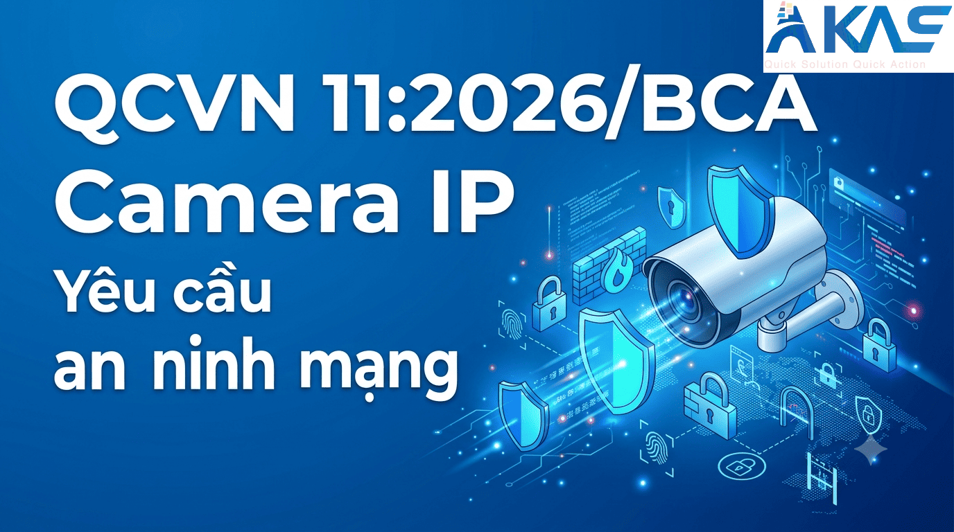 QCVN 11:2026/BCA Camera IP Yêu cầu an ninh mạng