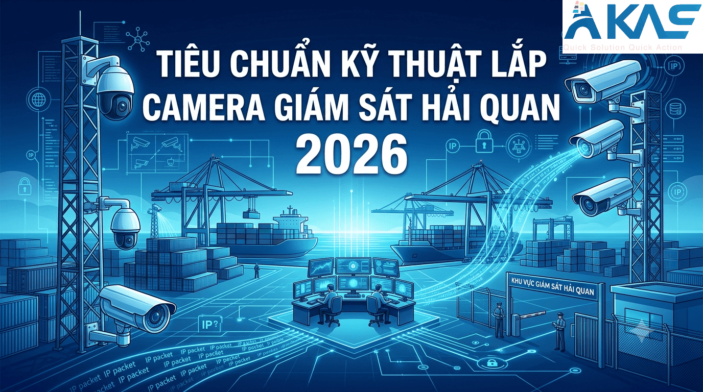 Tiêu chuẩn kỹ thuật lắp camera giám sát Hải Quan chi tiết 2026