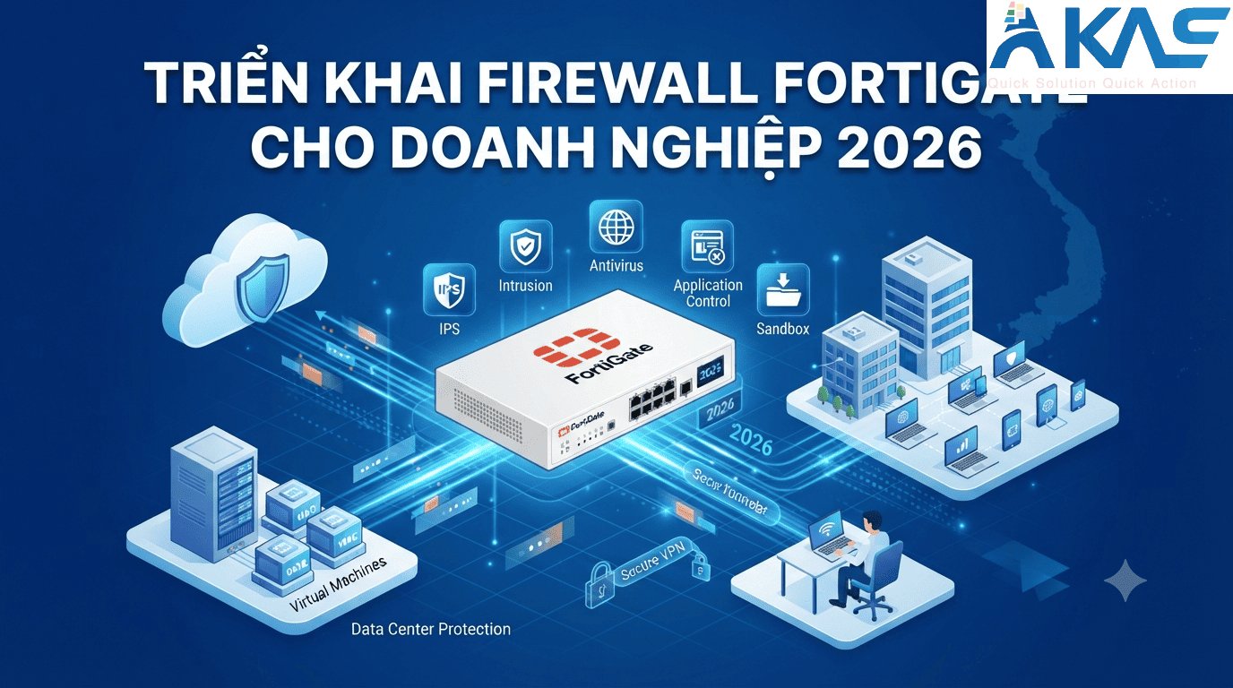 Triển khai Firewall FortiGate cho doanh nghiệp 2026
